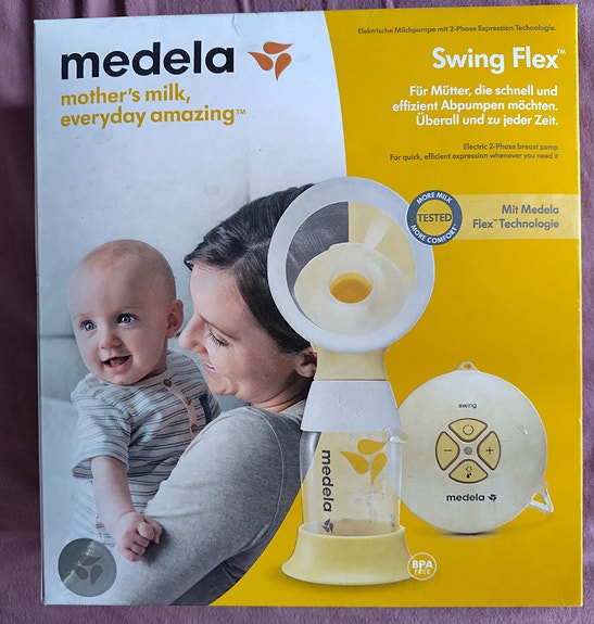 Uusi Medela Swing Flex elektroninen rintapumppu