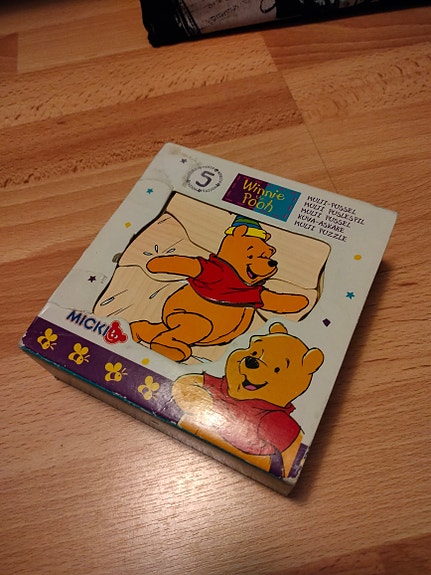 Micki Nalle Puh kuva-askare / 5 palapeliä