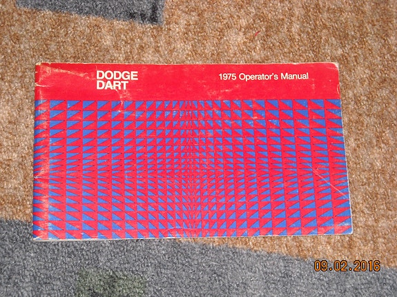 Dodge Dart 1975 Operator's Manual
