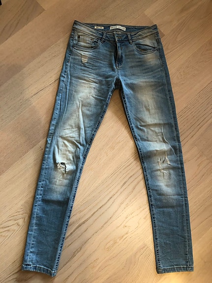 Bershka skinny low waist -farkut s-m 98% puuvillaa
