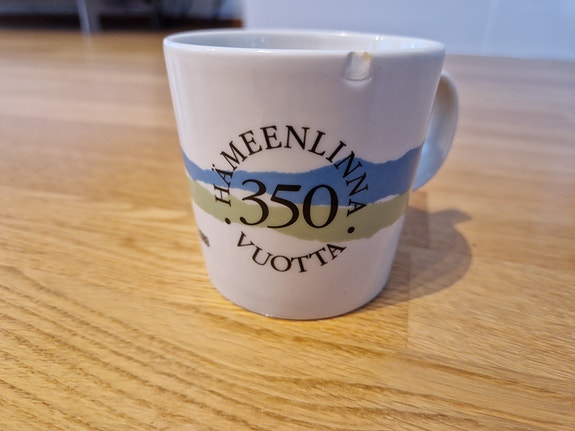 Arabia Hämeenlinna 350 vuotta muki