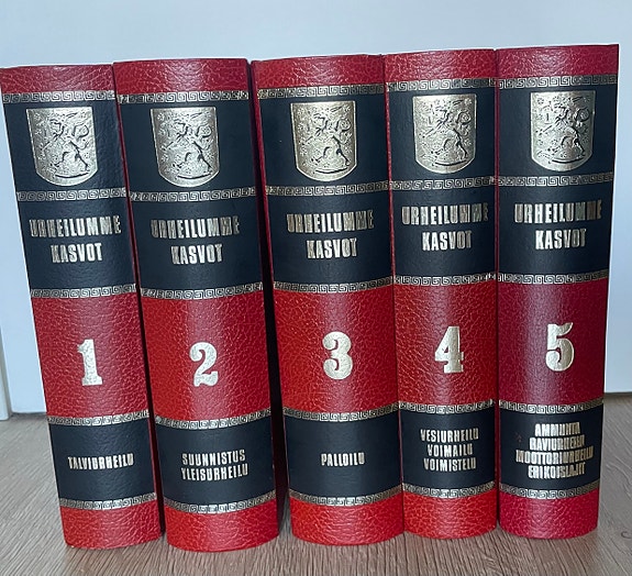 Urheilumme kasvot 1-5 kirjat