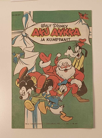 Aku Ankka ja kumppanit nro 1/1951 (45B/2001, näköispainos)