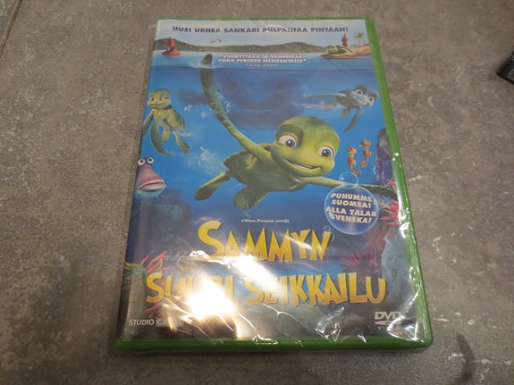 Sammyn suuri seikkailu DVD lasten elokuva
