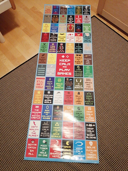 Keep calm and play games - juliste