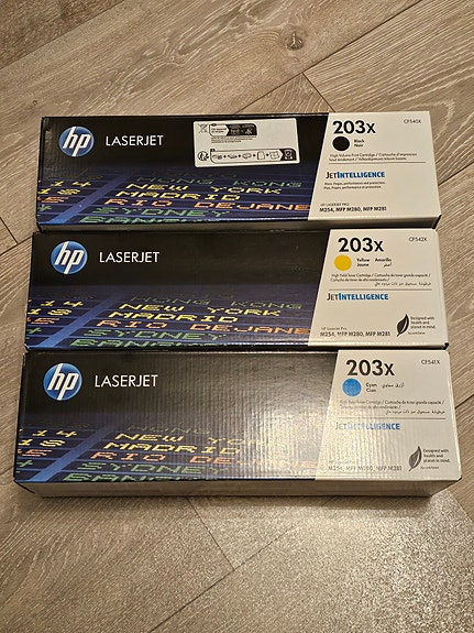 Hp laserjet värikasetit