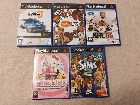 Playstation 2 erilaisia pelejä, Imatra/posti