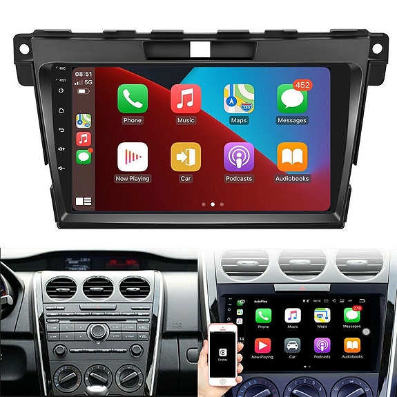 Android soitin 9" näytöllä Mazda CX-7 2008-2015