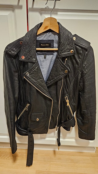 Massimo Dutti Naisten nahkatakki S