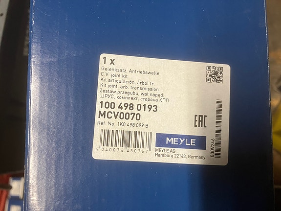 Audi/VW/SEAT/Skoda Turbo/TDi Ulompi Vetonivel 04-