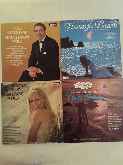 Klassista,gospellia,kuoro ja venäläistä musiikki- LP-levyjä