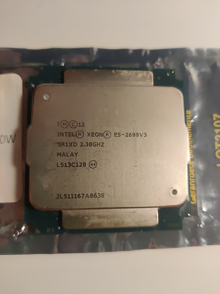 E5-2699 V3 - 18 core - 3.6GHz