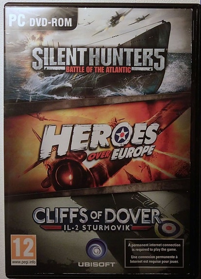 Silent hunter 5, Heroes over Europe ja IL-2 Cliffs of Dover / 3-peliä
