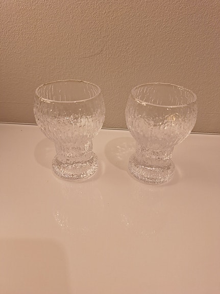 Iittala / Sarpaneva Kekkeri paukkulasit 2 kpl