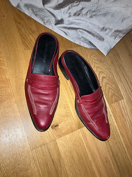 Marimekko vintage nahka loaferit 37