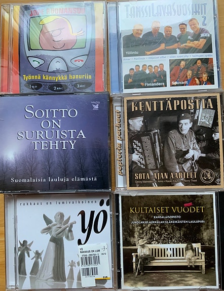 10 x CD, kotimainen, mm Yö, Tanssilavasuosikit, Reijo Taipale, Ruonansuu,yht 7 €