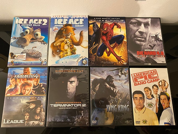 Dvd-elokuvia