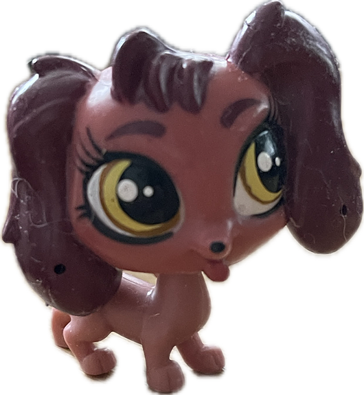 Littlest Pet Shop #3655 Spanieli Punainen lelu figuuri Hasbro LPS
