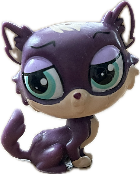 Littlest Pet Shop #3751 Hasbro LPS Kissa violetti