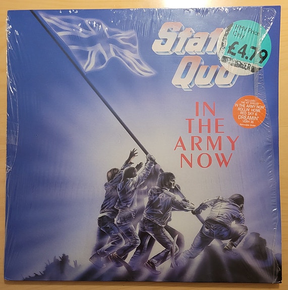 LP kuin uusi STATUS QUO In the Army Now