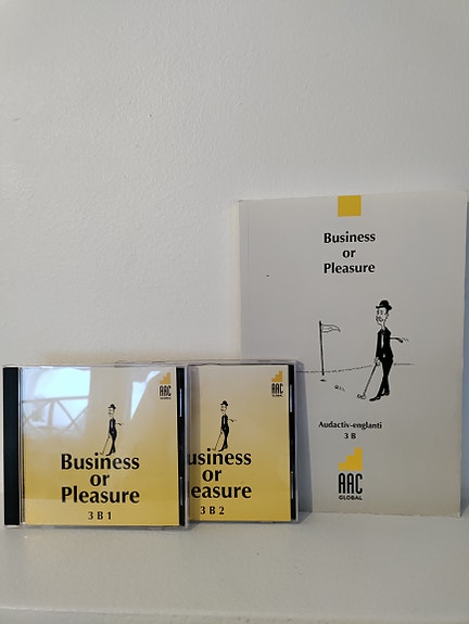 Business or Pleasure Audactiv-englanti 3B, Oppikirja, kielioppi ja 2 CD:tä