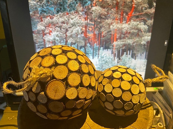 Iittalan kokoelma  vintage joulukoristuksia