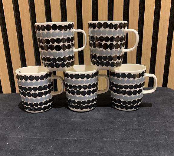 Marimekko räsymatto muki 5 kpl