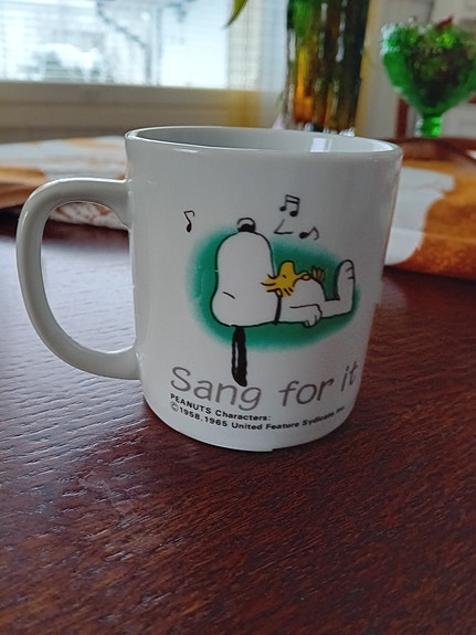 Vintage muki Snoopy