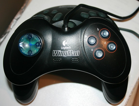 LOGITECH WING MAN Peliohjain,sekä MICROSOFT Peliohjain tietokoneelle.