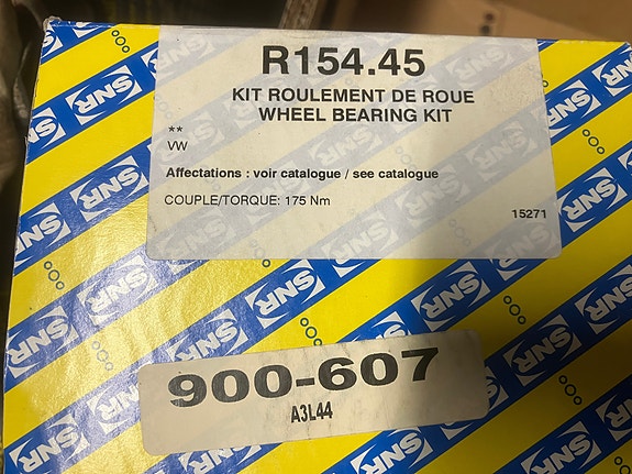 VW Polo/SEAT Ibiza/Cordoba Takapyöränlaakeri SNR 7/99-02