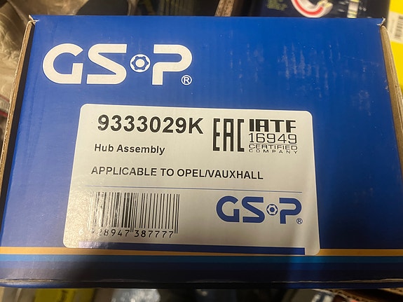 Opel Astra-G/Zafira-A Etupyöränlaakeri 98-05