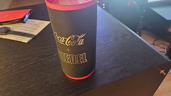 Riedel coca cola lasi alkuperäisessä pakkauksessa