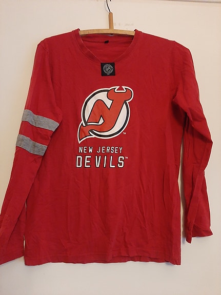 New Jersey Devils pitkähihainen paita punainen koko S miehille