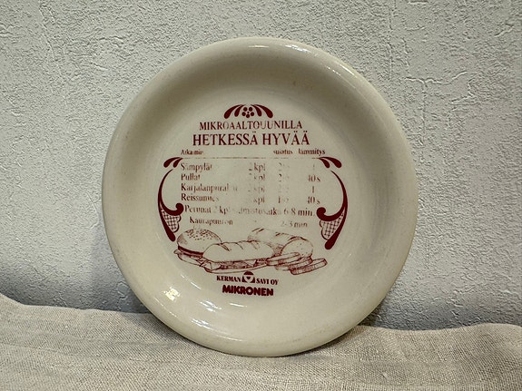 Vintage Kermansavi Mikronen lautanen