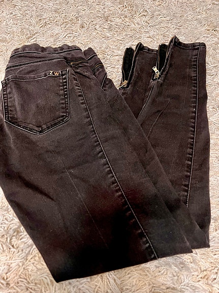 Mustat farkut skinny jeans XS