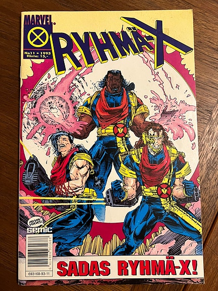 Ryhmä-X Marvel comics 11/1993 sarjakuva sarjakuvalehti