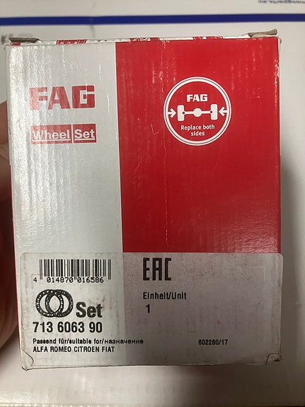 Opel Corsa-D/Fiat Grande/Evo Punto Etupyöränlaakeri FAG 05-