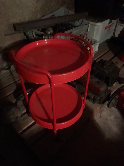 Retro tarjoilupöytä