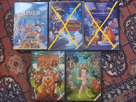 Disney - elokuvia