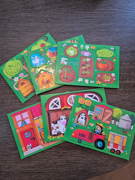 HEADU montessori play farm peli