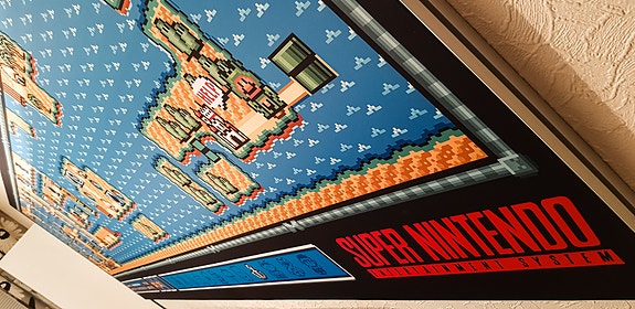 Jättimäinen Super Mario Bros 3 taulu
