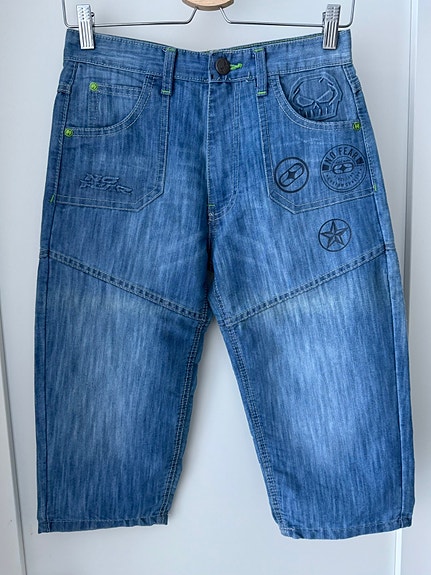 No fear farkkushortsit 146/152cm