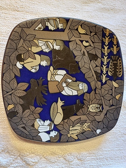 Arabia Kalevala 150v juhlalautanen 1985