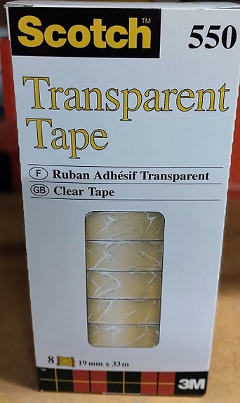 8 kpl 3M Scotch teippi 33 m × 19 mm