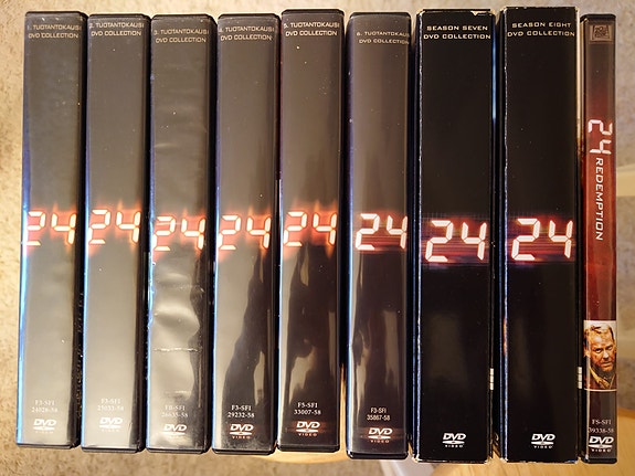 Sarja 24 dvd-paketti
