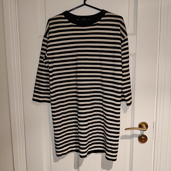 Marimekko Tähkiö tasaraita neuletunika S