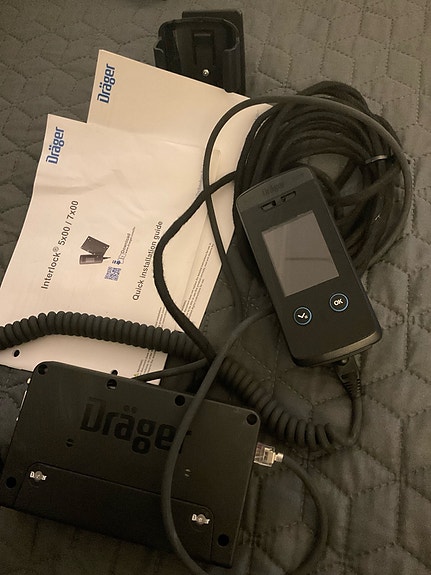 Dräger 7500 alkolukko. Käytetty, UUSIN malli.