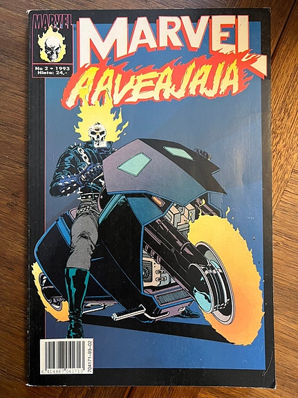 Marvel Comics Aaveajaja Ghostrider 2/1993 sarjakuva sarjakuvalehti