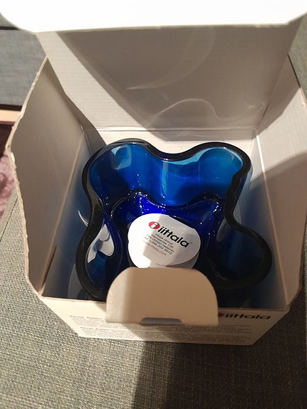 Iittala kynttilälyhty 55mm ultramariininsininen