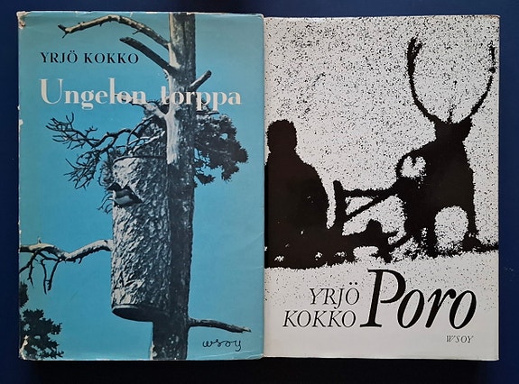 Yrjö Kokon teokset Ungelon torppa sekä Poro